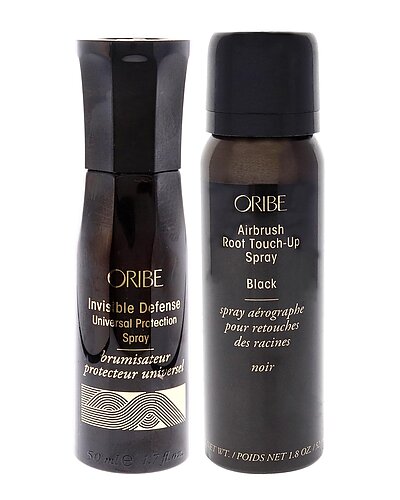 Oribe Invisible Defense Universal Protection Spray & Airbrush Root Touch-Up Spray - Black Kit Women