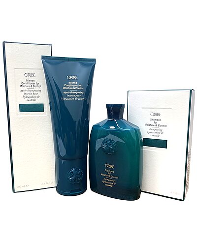 Oribe Shampoo For Moisture & Control & Intense Conditioner For Moisture & Control Duo Women