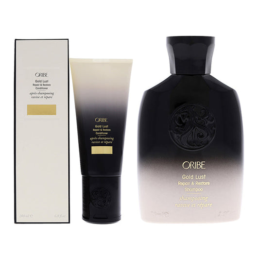  Oribe Gold Lust Repair And Restore Shampoo And Conditioner Kit By Oribe For Unisex - 2 Pc Kit 2.5oz Shampoo, 6.8oz Conditioner
